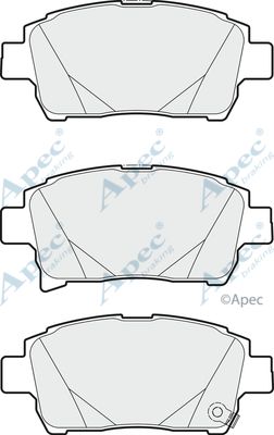 APEC BRAKING Piduriklotsi komplekt,ketaspidur PAD1825